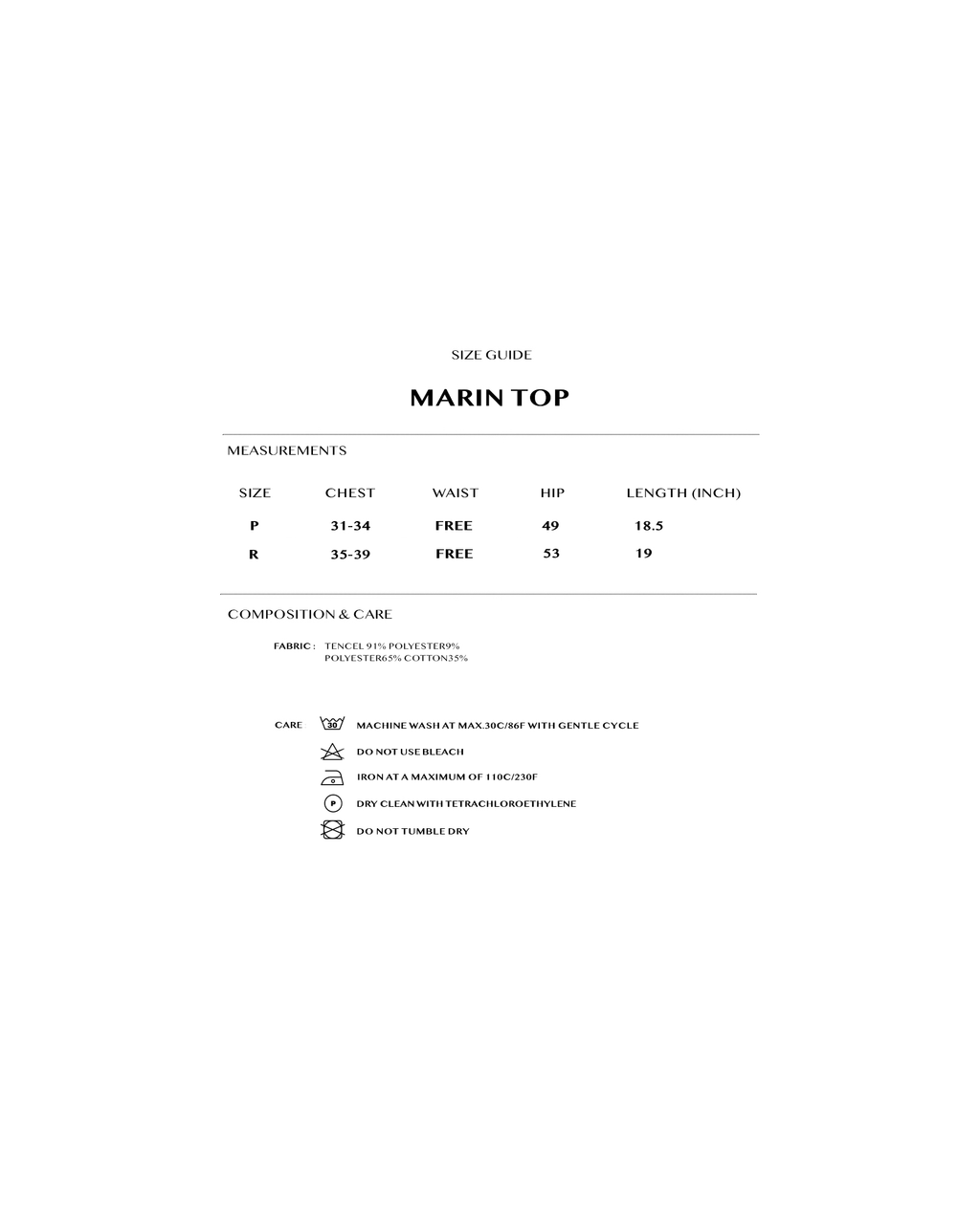 Marin Top